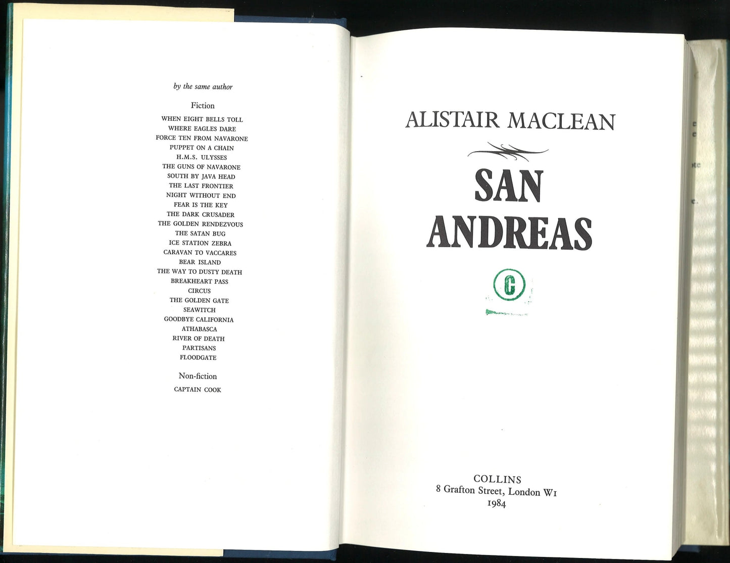 San Andreas Alistair MacLean