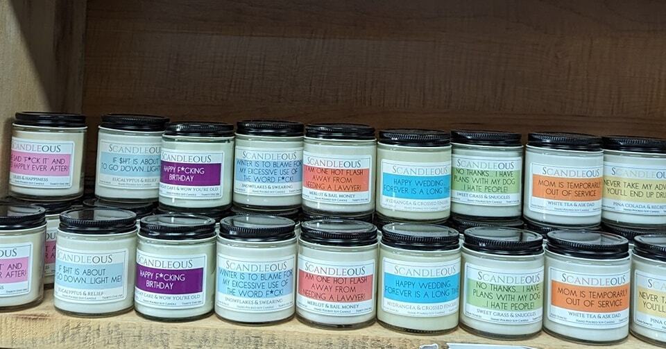 sCANDLEous All-Natural Scented Soy Candles My Store