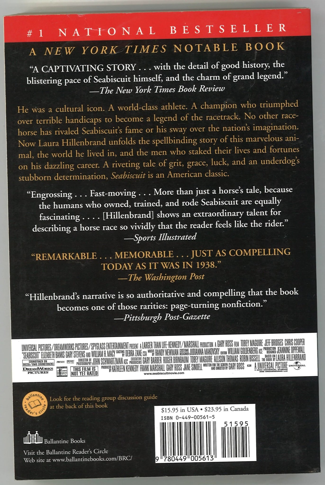 Seabiscuit: An American Legend - The Bookstore