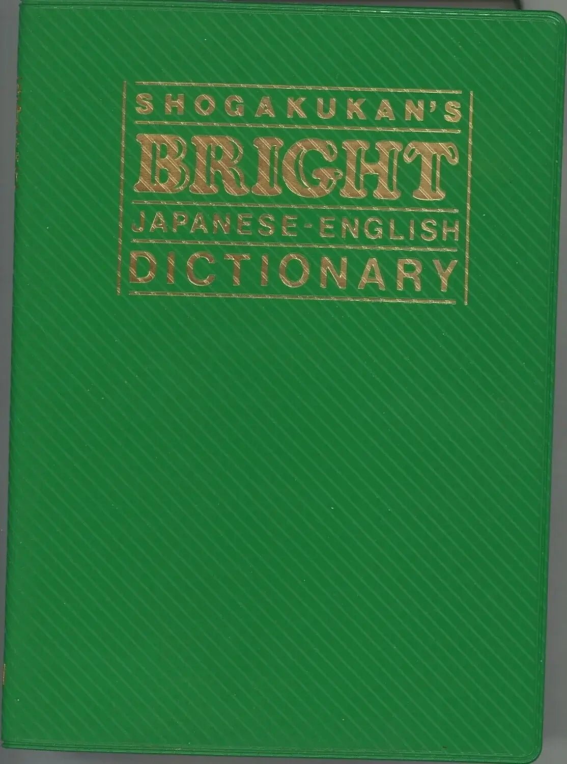 Shogakukan's Bright Japanese - English Dictionary Shogakukan