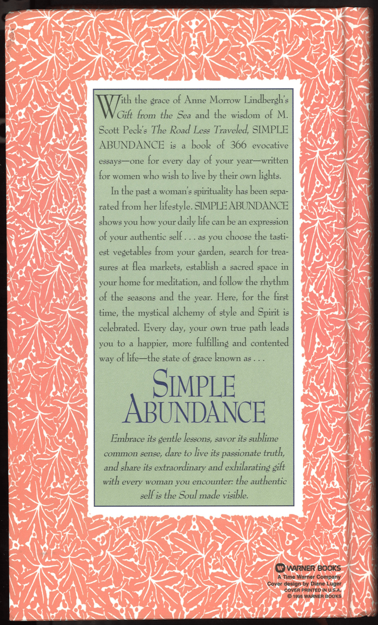 Simple Abundance: A Daybook of Comfort of Joy - The Bookstore