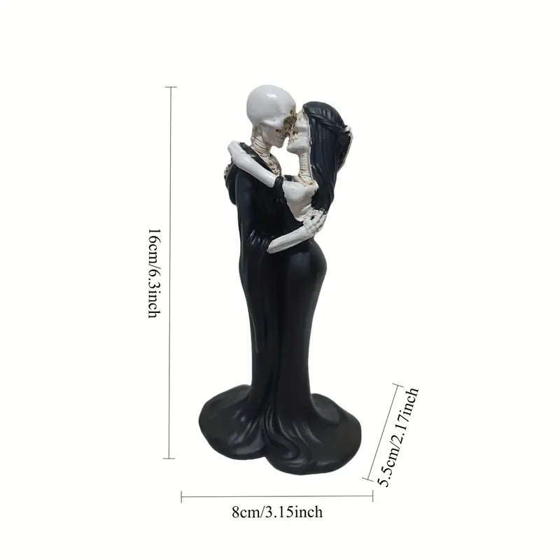 Skeleton Lovers Embrace Figurine - The Bookstore
