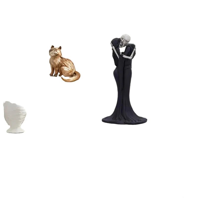 Skeleton Lovers Embrace Figurine - The Bookstore
