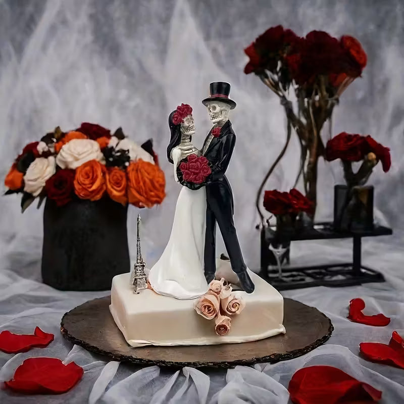 Skeleton Couple Figurine