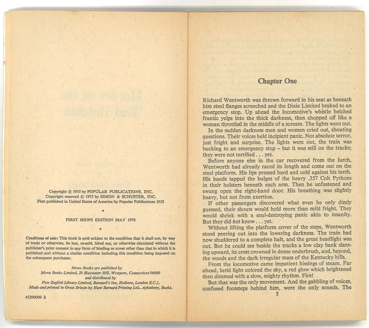 Spider: No. 2 Hordes of The Red Butcher Grant Stockbridge