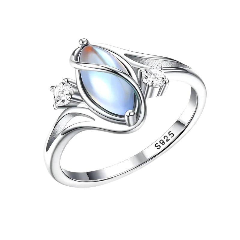 Sterling Silver 925 Angel Aura & CZ Ring – Elegant & Timeless Size 7 - The Bookstore