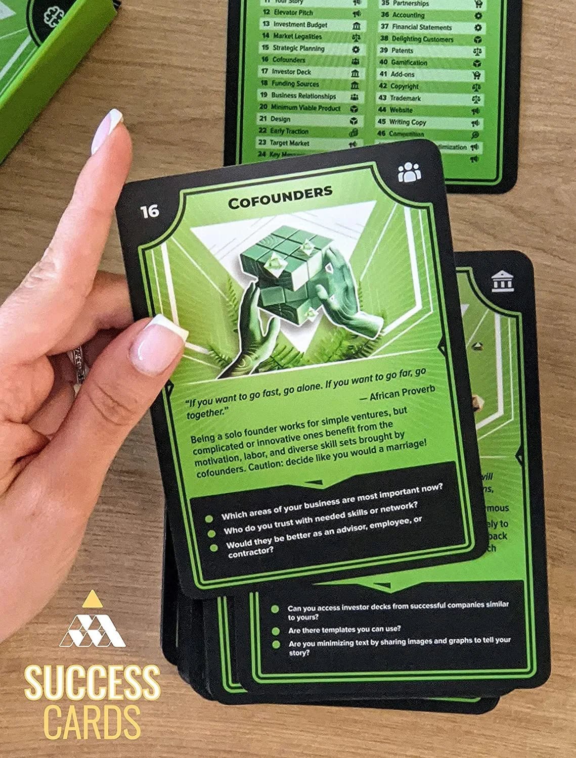 Success Cards: 101 Prompts to Plan, Manage, and Grow Your Business - The Bookstore