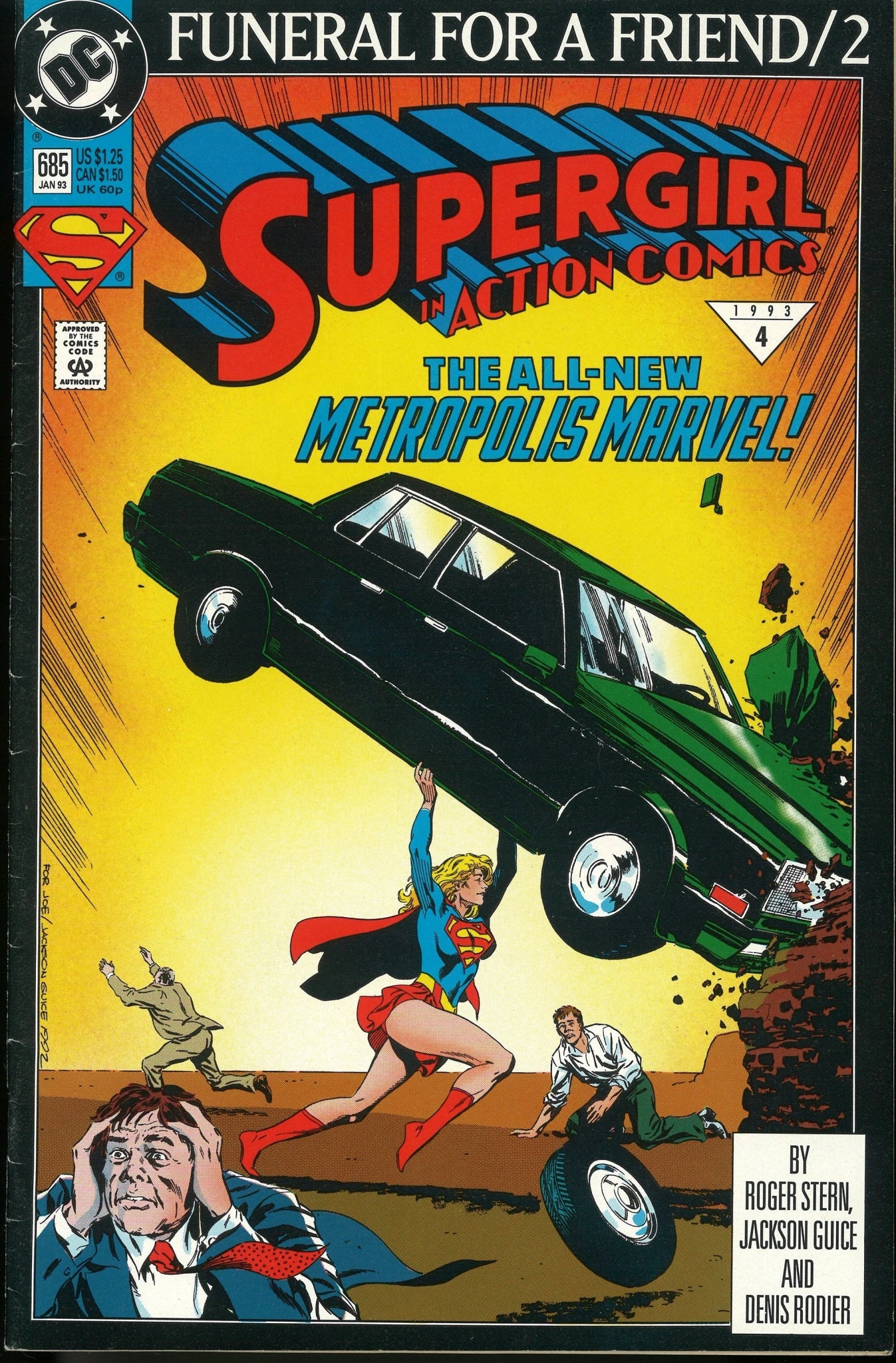 Supergirl in Action Comics #685 The Bookstore 1