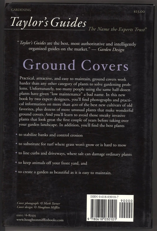 Taylor's Guide to Ground Covers: More than 400 Flowering and Foliage Ground Covers for Every Garden Situation - The Bookstore