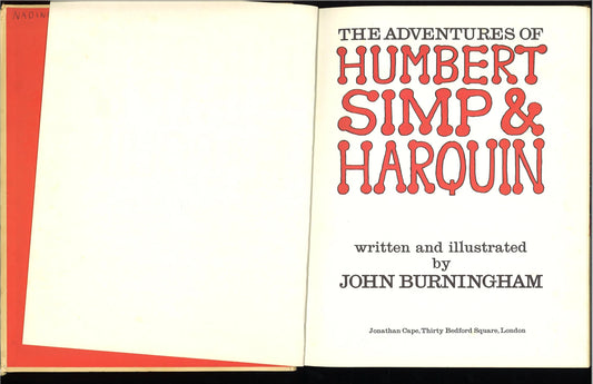 The Adventures of Humbert, Simp & Harquin - The Bookstore