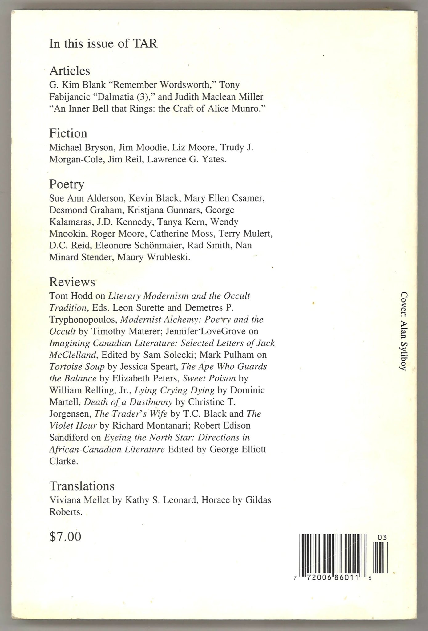 The Antigonish Review, Number 115 - The Bookstore