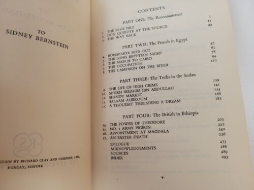 The Blue Nile Alan Moorehead 1963 HC World Books Dust Jacket Alan Moorehead