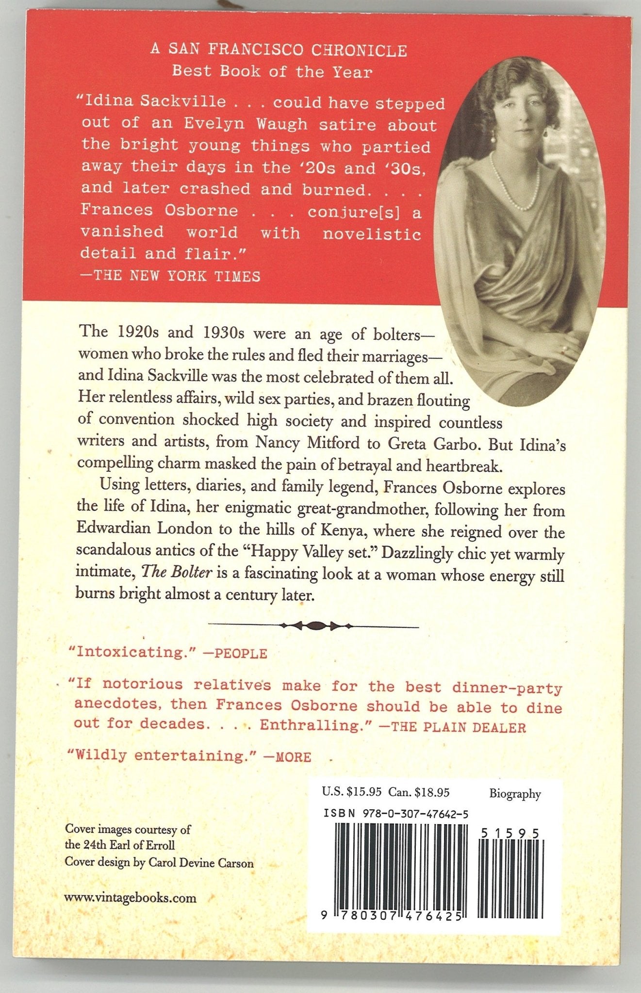 The Bolter: The Story of Idina Sackville, Who Ran Away to Become the Chief Seductress of Kenya's Scandalous "Happy Valley Set" - The Bookstore
