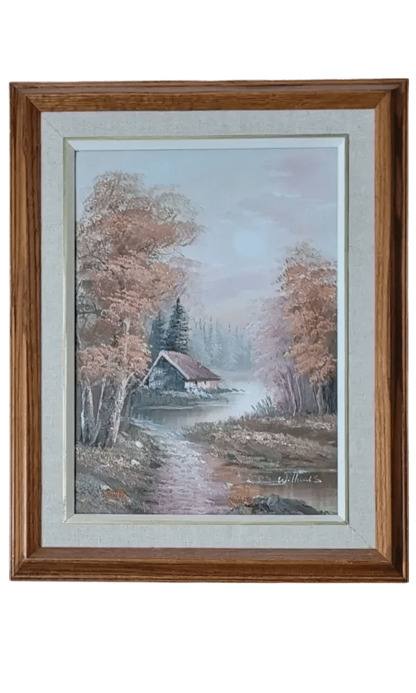 The Cottage in Fall Painting My Store