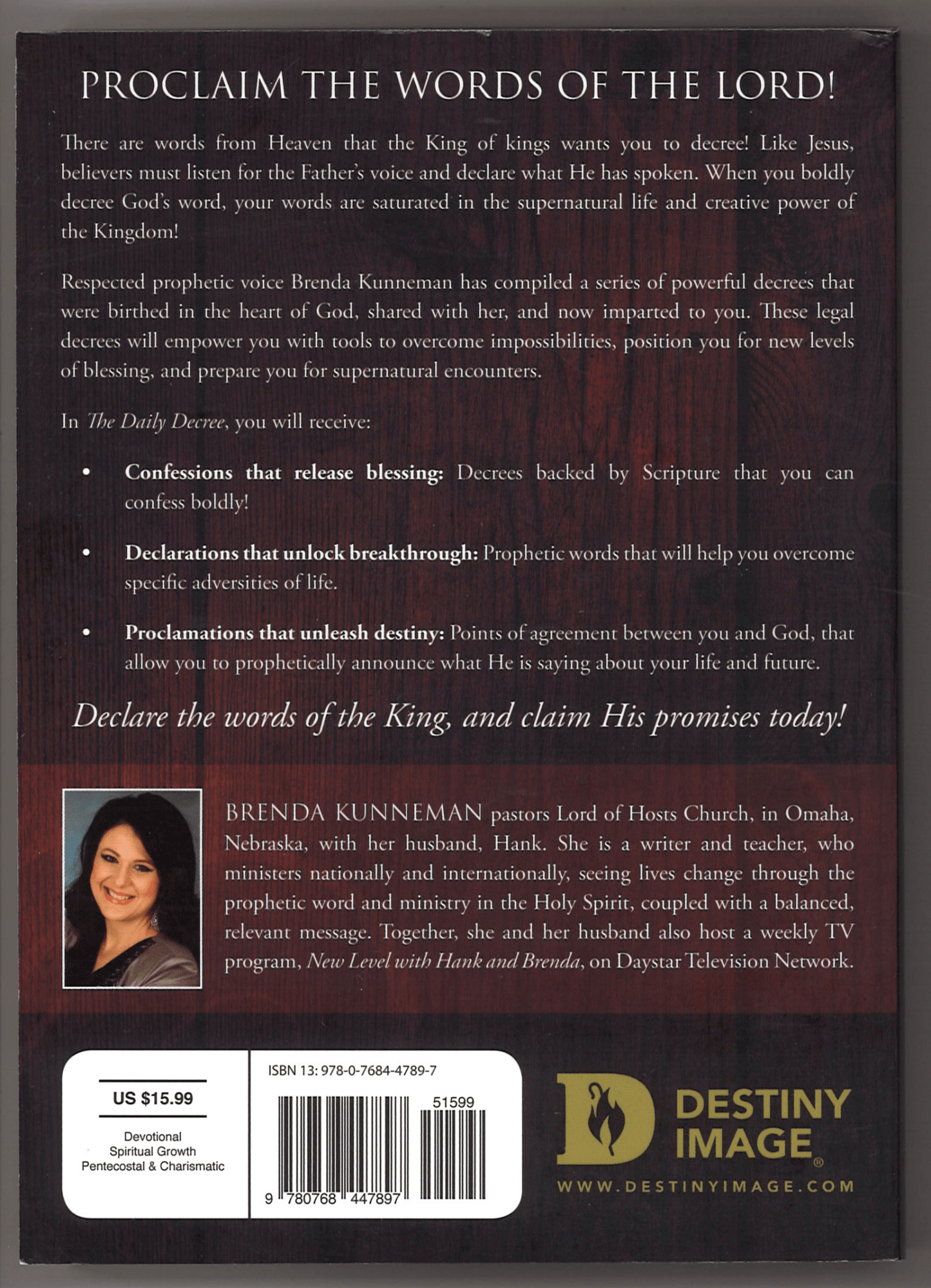The Daily Decree: Bringing Your Day Into Alignment with God's Prophetic Destiny - The Bookstore