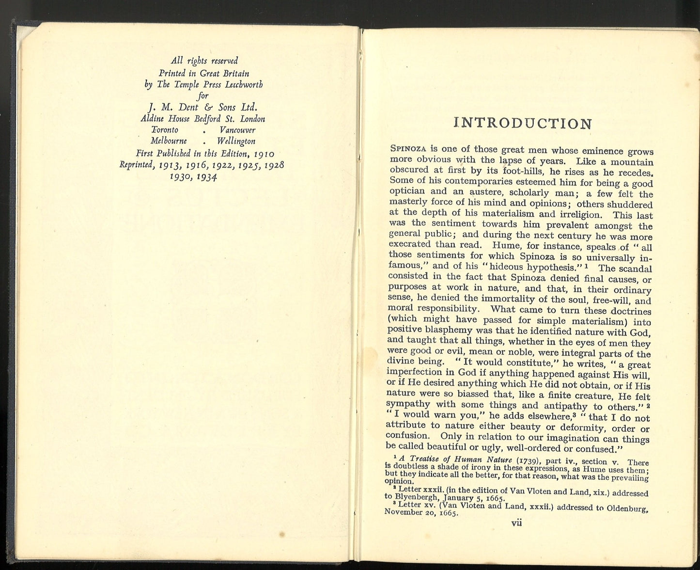The Ethics of Spinoza and "De Intellectus Emendatione" - The Bookstore