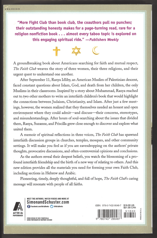 The Faith Club: A Muslim, A Christian, A Jew - Three Women Search for Understanding (English, Arabic and Hebrew Edition) - The Bookstore