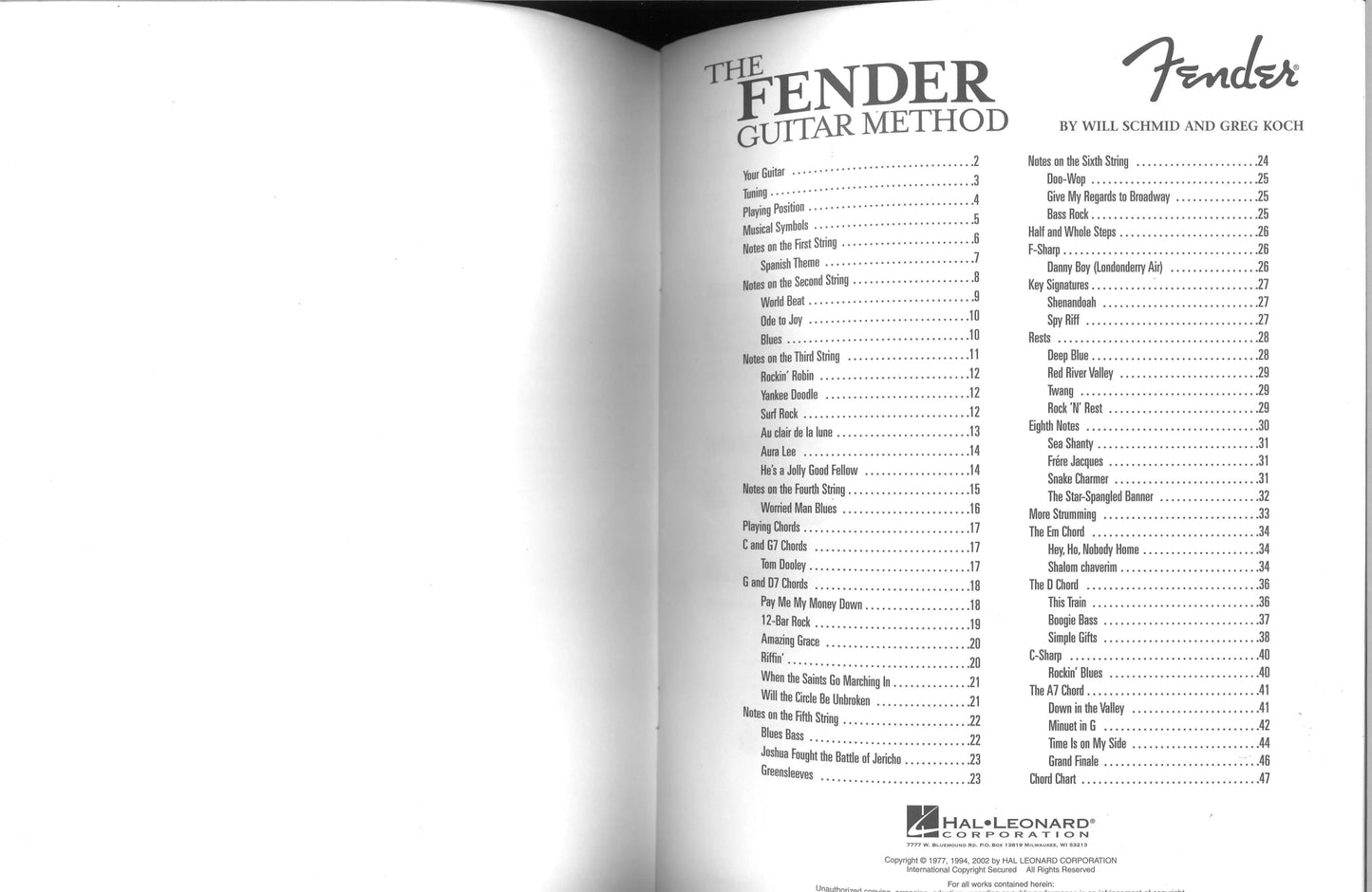 The Fender Guitar Method Will Schmid, Greg Koch