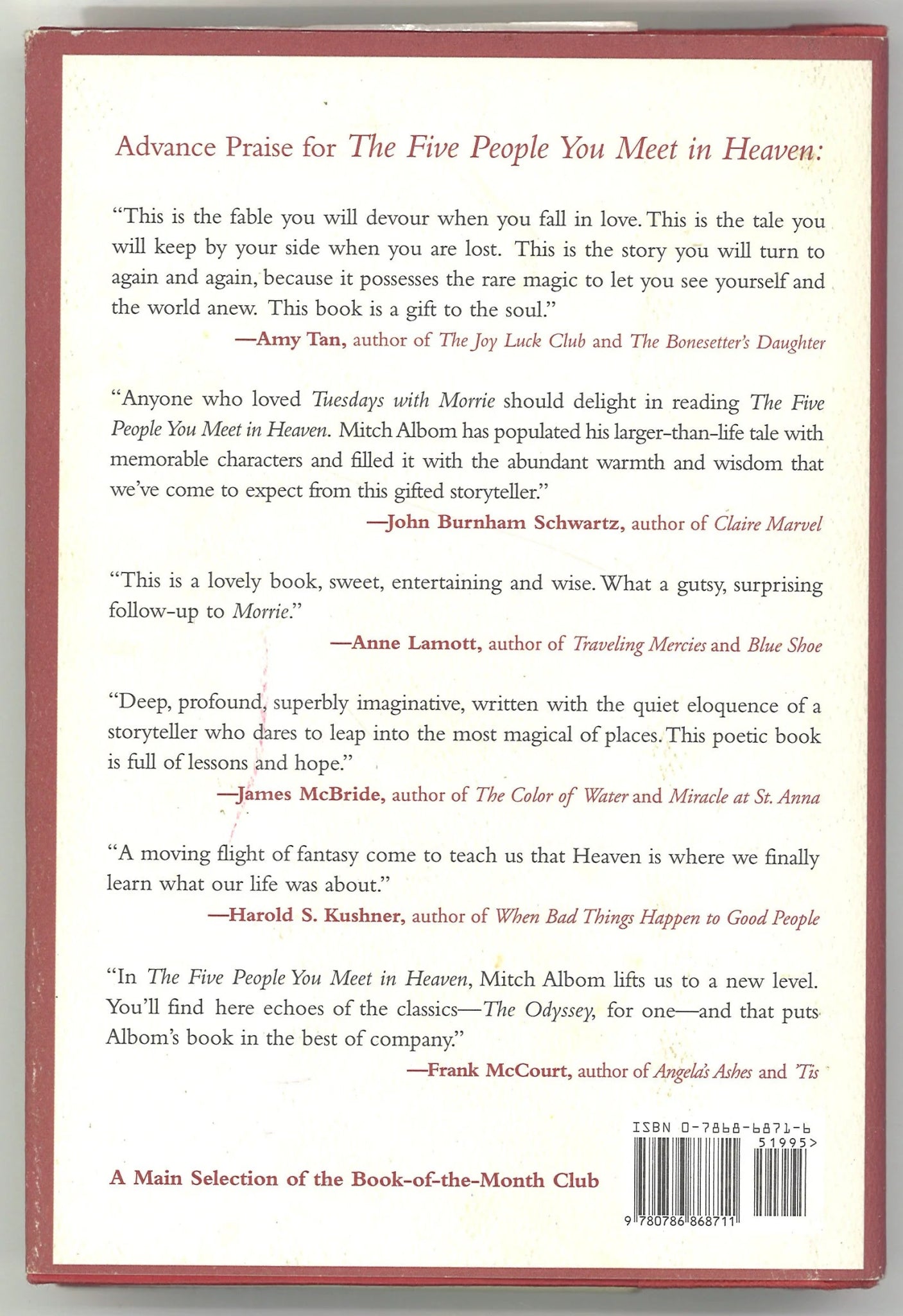 The Five People You Meet in Heaven - The Bookstore