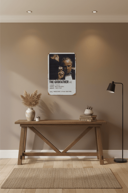 The Godfather 1972 - Metal Sign - The Bookstore