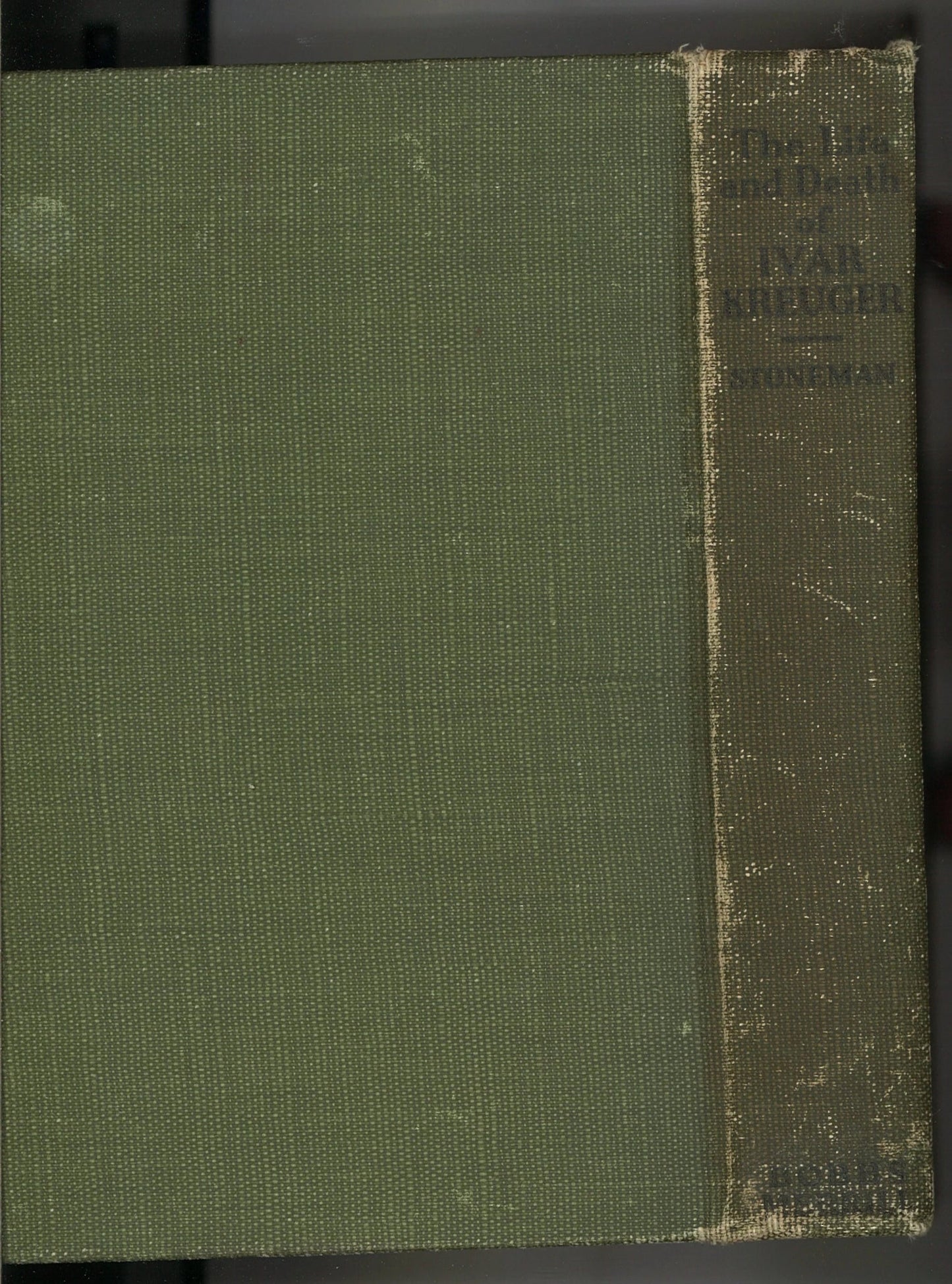 The Life and Death of Ivar Kreuger William H. Stoneman