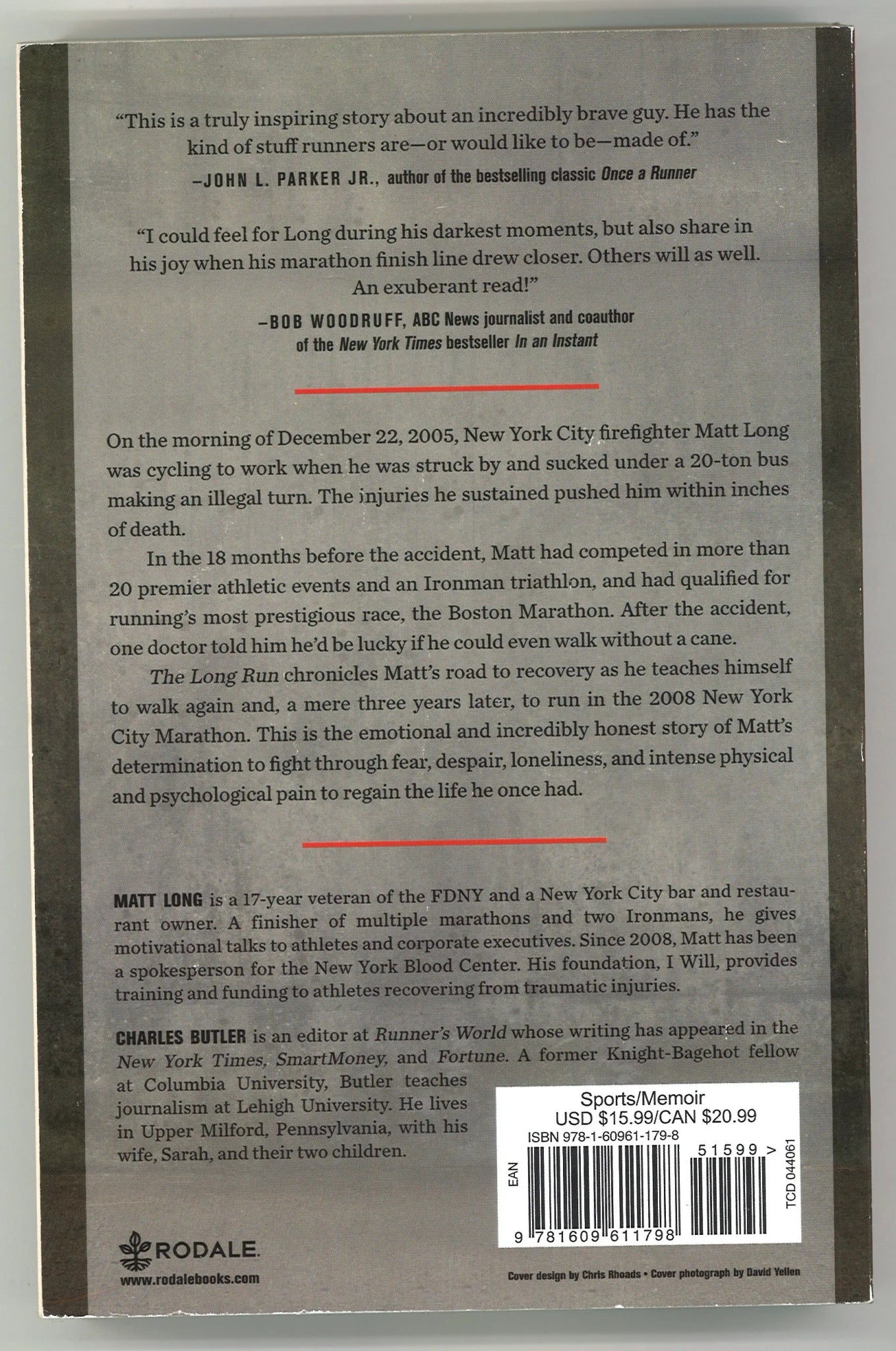 The Long Run: A New York City Firefighter's Triumphant Comeback from Crash Victim to Elite Athlete - The Bookstore