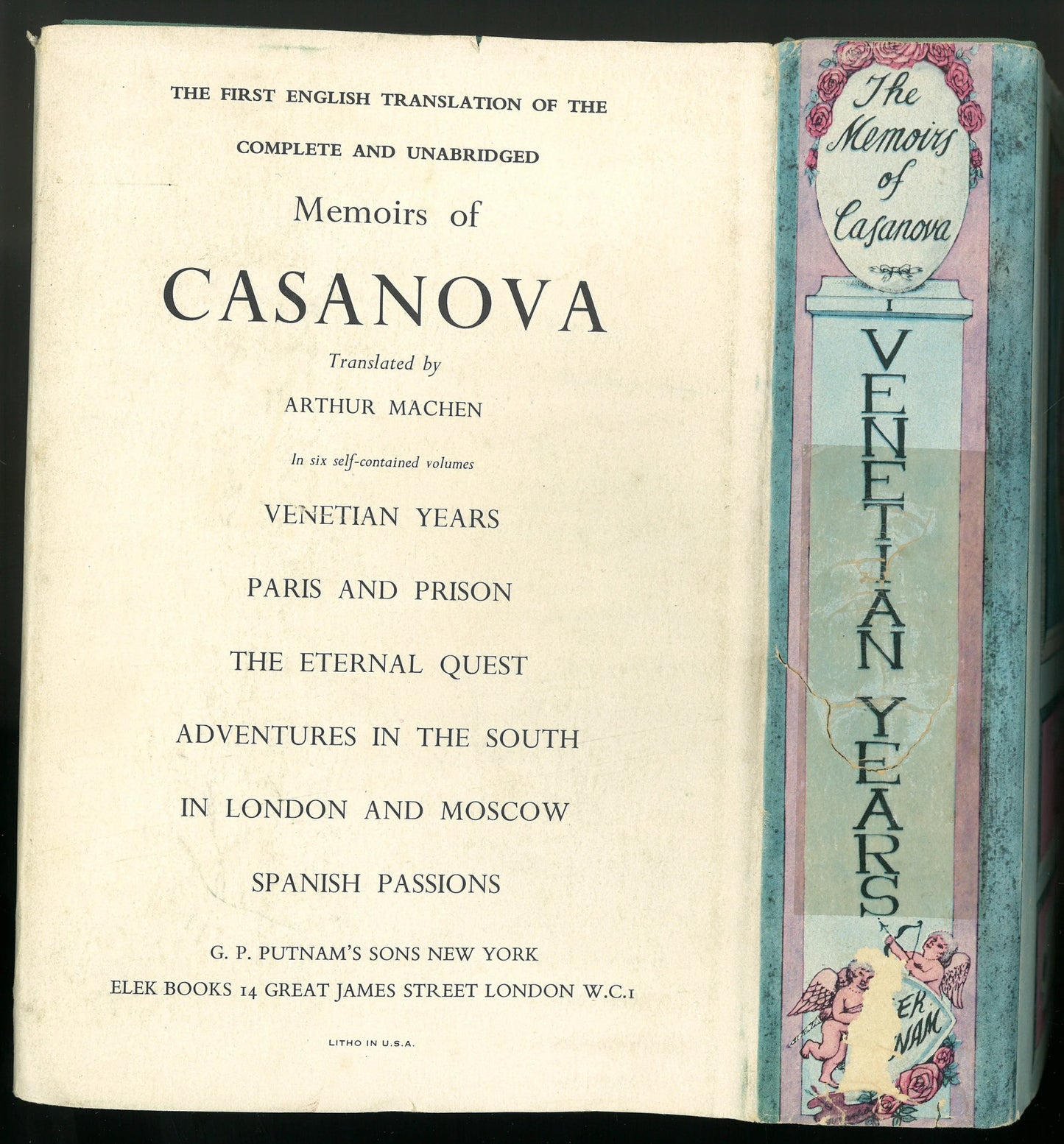The Memoirs of Jacques Casanova de Seingalt - Venetian Years - The Bookstore