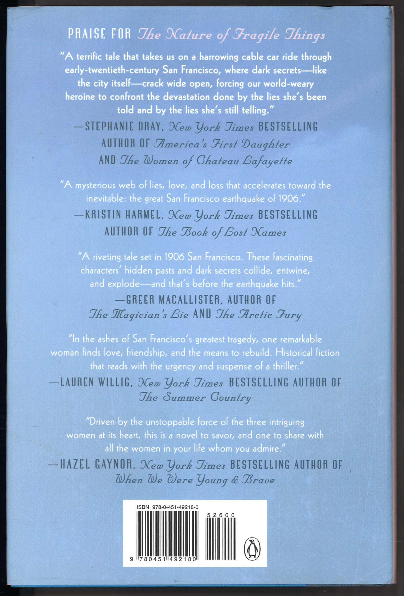 The Nature of Fragile Things - The Bookstore
