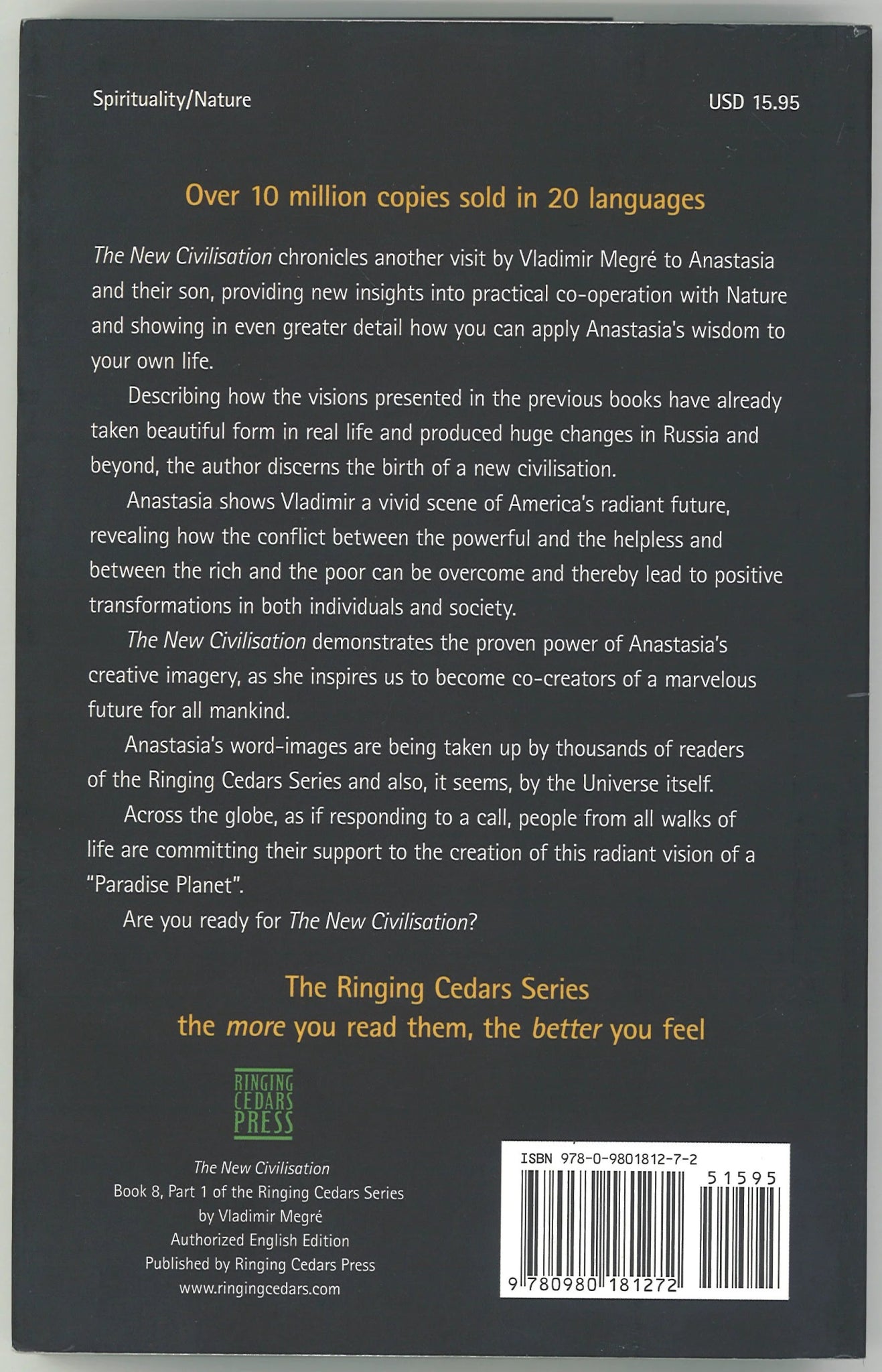 The New Civilisation (The Ringing Cedars series, Book 8 Part 1) - The Bookstore