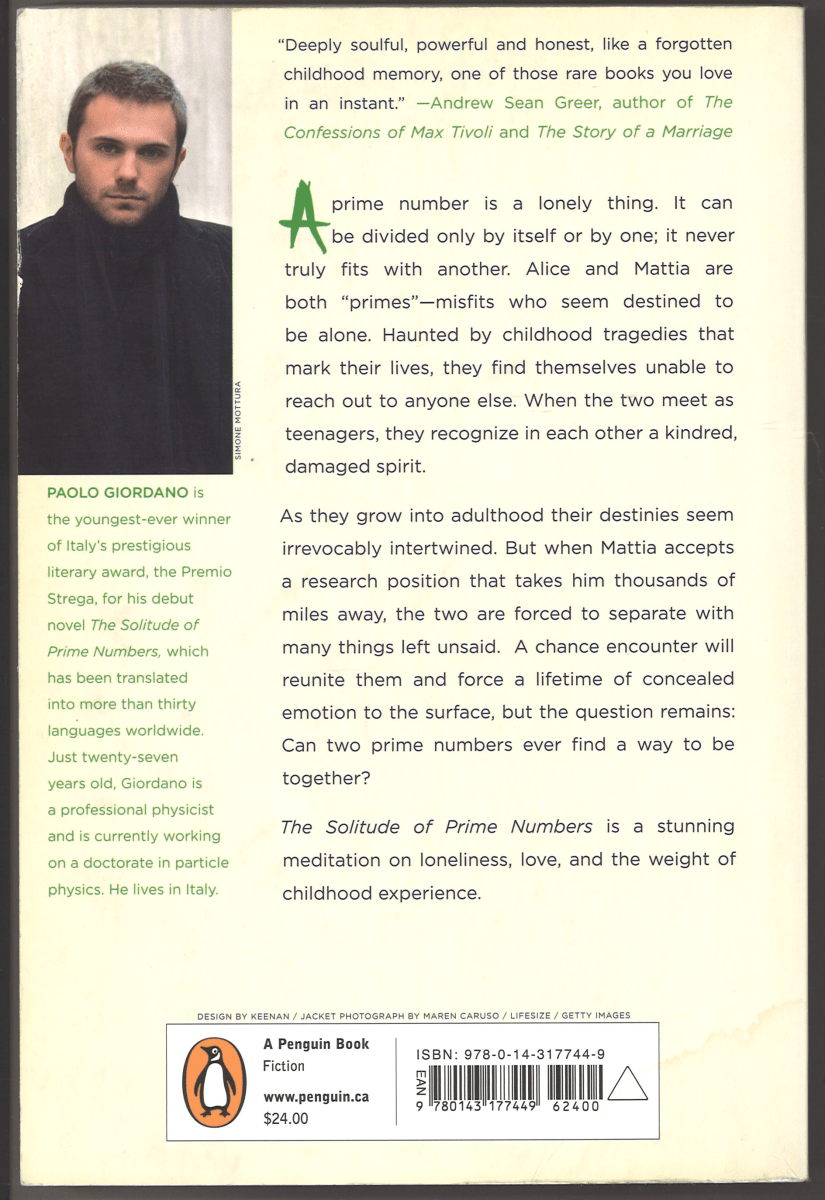 The Solitude of Prime Numbers - The Bookstore