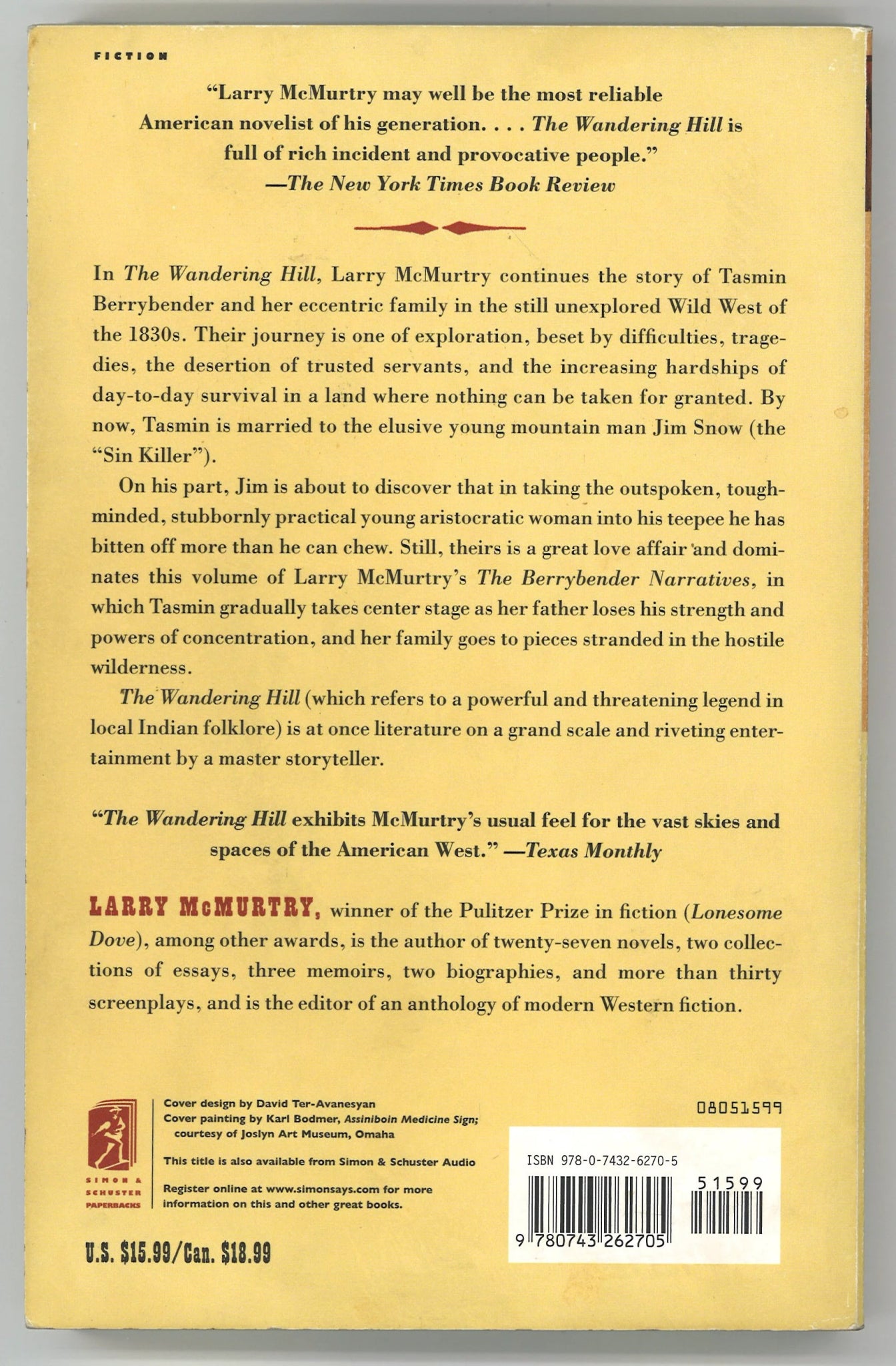 The Wandering Hill (The Berrybender Narratives, Vol. 2) - The Bookstore