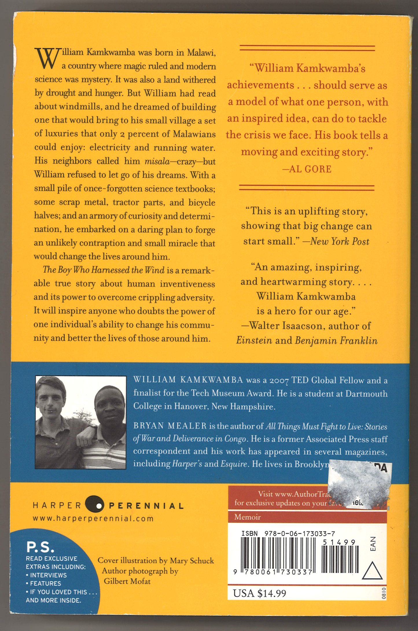 The Boy Who Harnessed the Wind: Creating Currents of Electricity and Hope