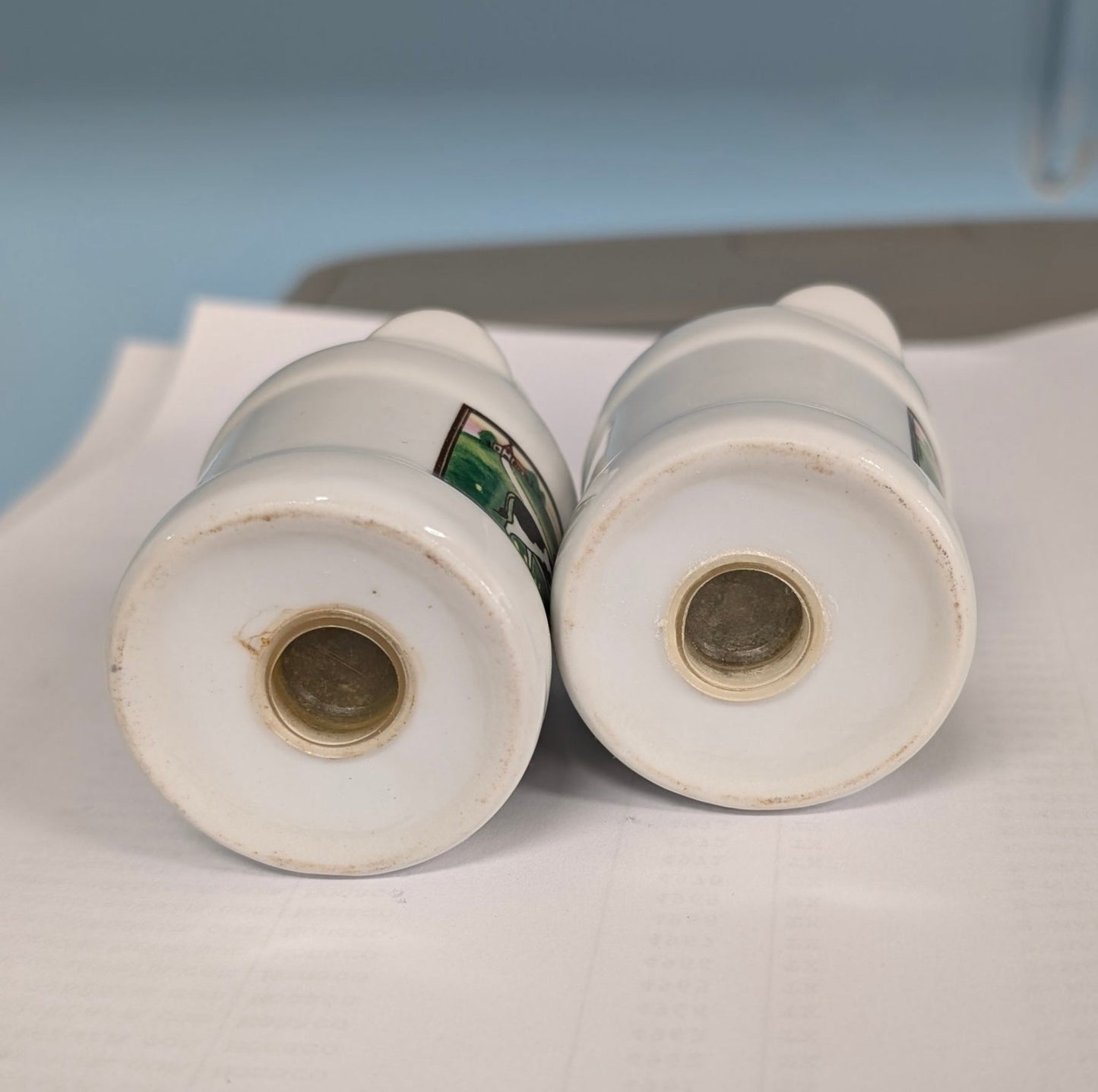 Vintage Salt and Pepper Shakers: Ceramic Milk Cans - The Bookstore