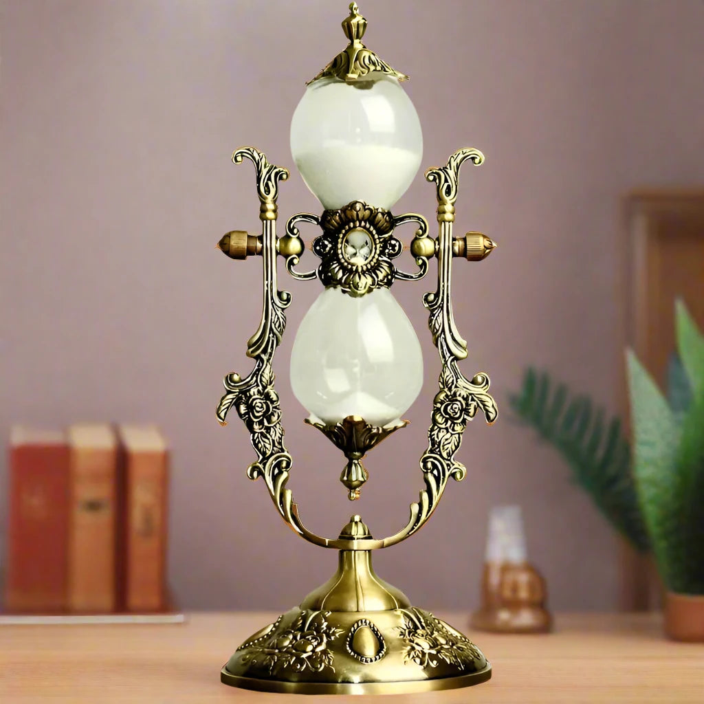 Vintage - Style Rotating Hourglass (15 Minute Timer) - The Bookstore