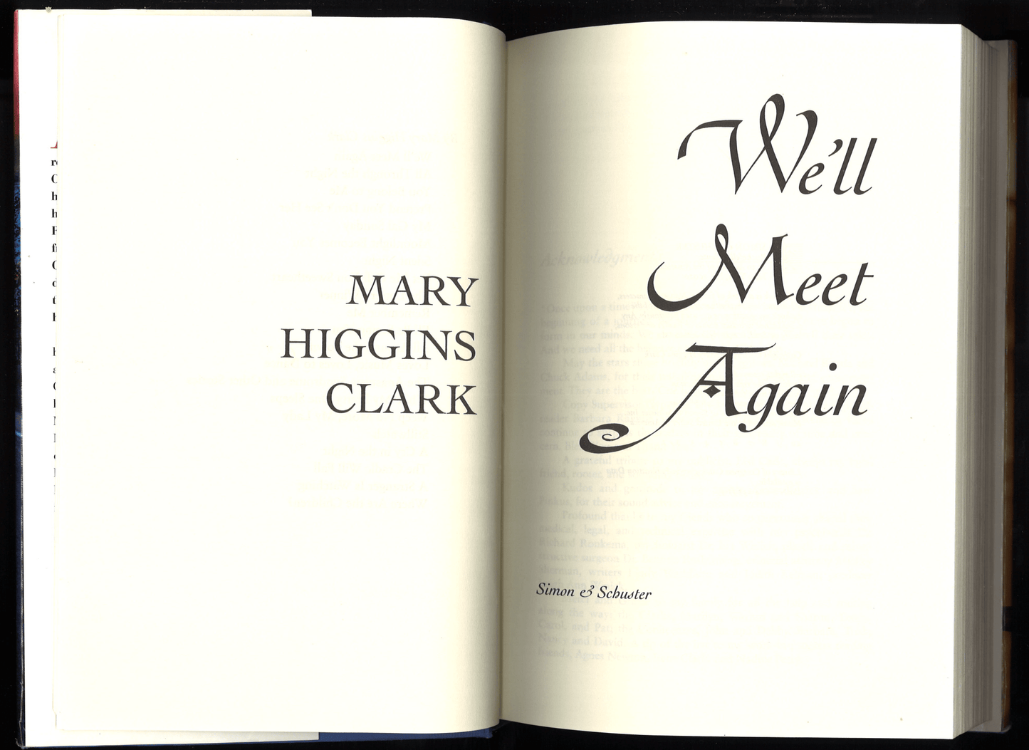 We'll Meet Again - The Bookstore