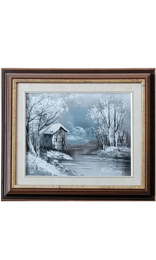Winter Scene Painting My Store