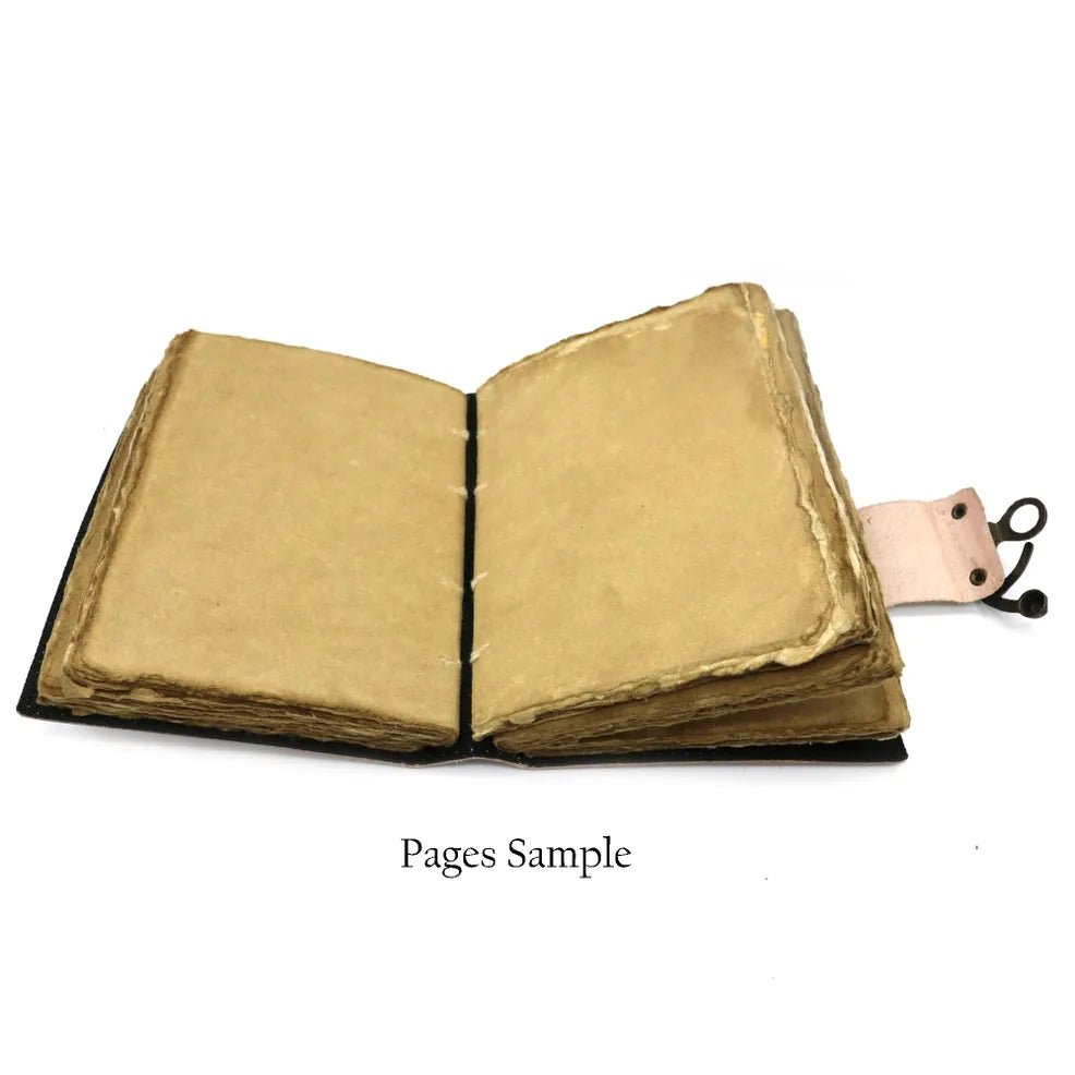 Wise Owl Leather 5x7 Blank Journal Spell Book DeeJay