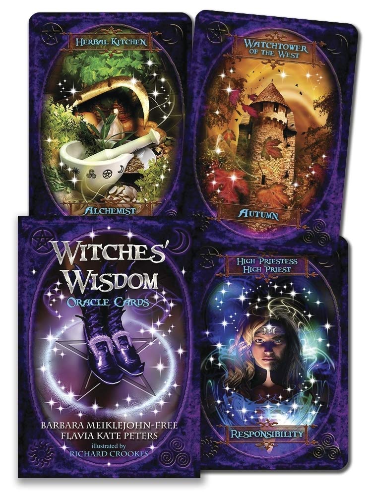 Witches' Wisdom Oracle Cards Barbara Meiklejohn-Free, Flavia Kate Peters