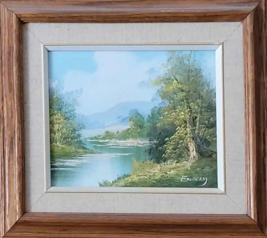By The River Painting