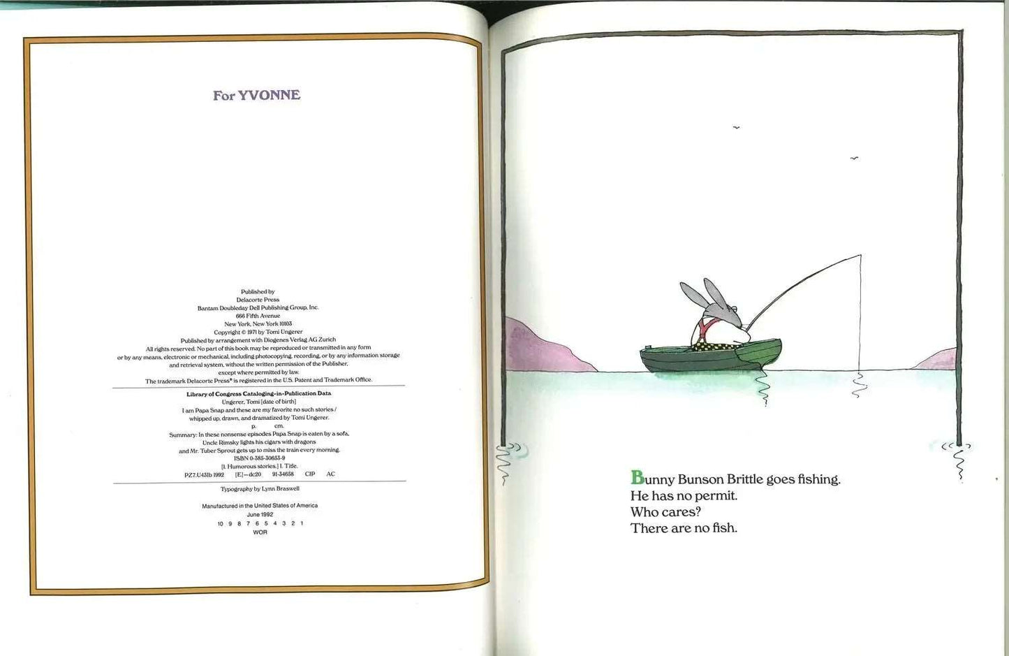 I am Papa Snap & These are My Favourite No Such Stories, Tomi Ungerer