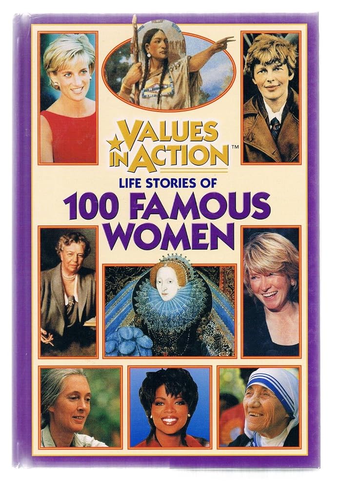 Life stories of 100 famous women (Values in action) cover image