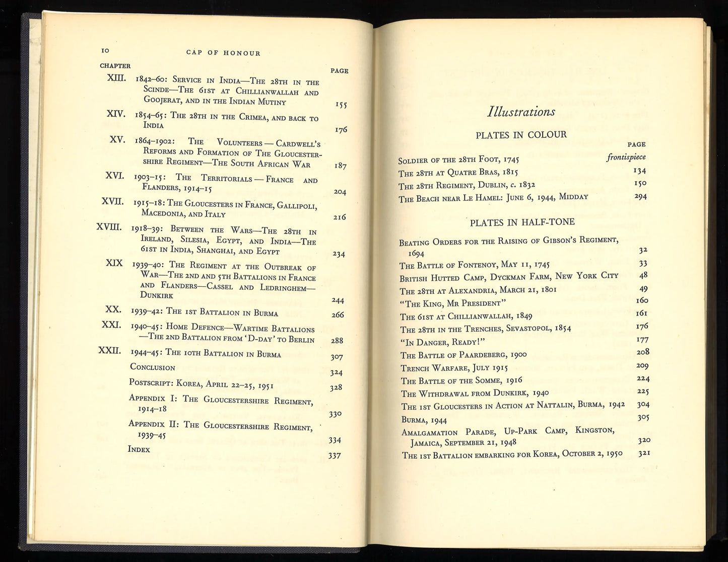Cap of Honour: The Story of The Gloucestershire Regiment
