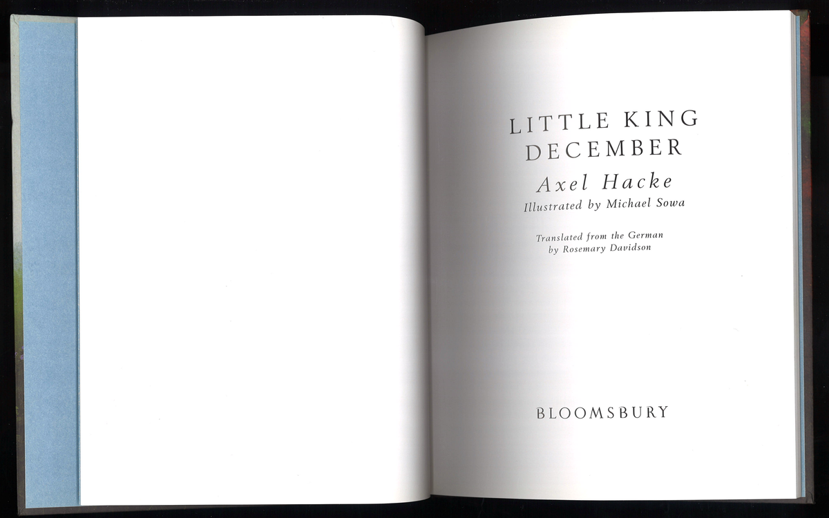 The Little King December by Axel Hacke