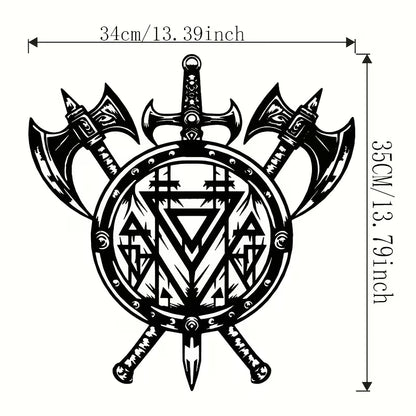 Viking Shield Metal Wall Art