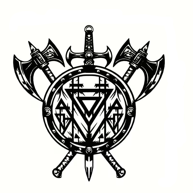 Viking Shield Metal Wall Art