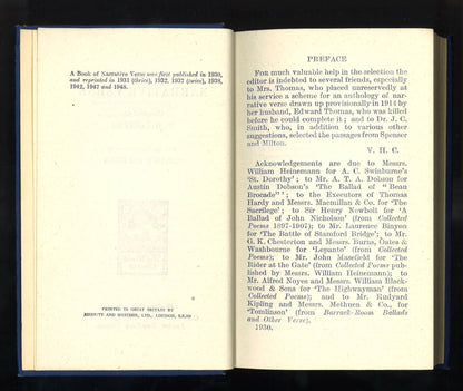 A Book of Narrative Verse - The Bookstore