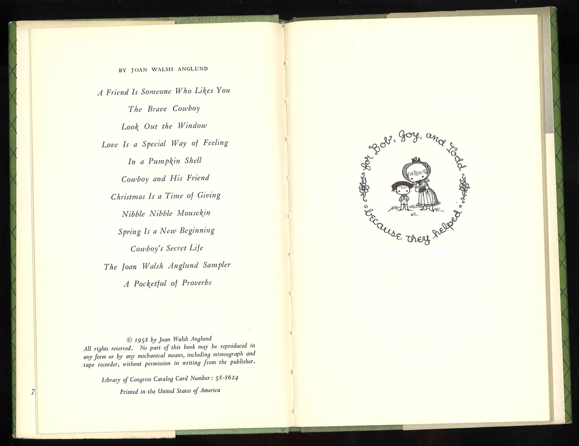 A Friend is Someone Who Likes You - First Edition 1958 - The Bookstore