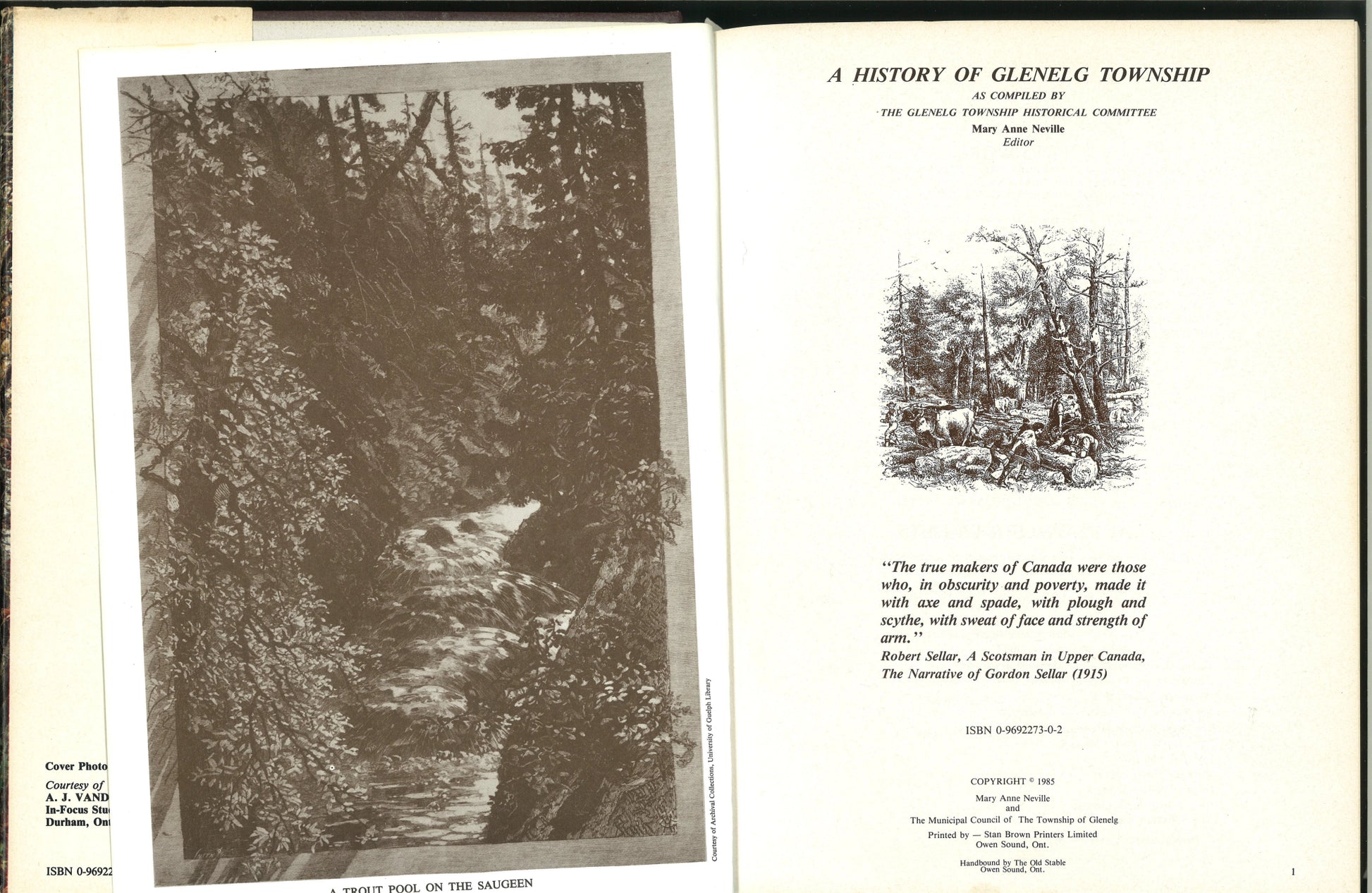 A History of Glenelg Township - The Bookstore