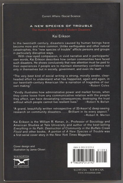 A New Species of Trouble: The Human Experience of Modern Disasters - The Bookstore