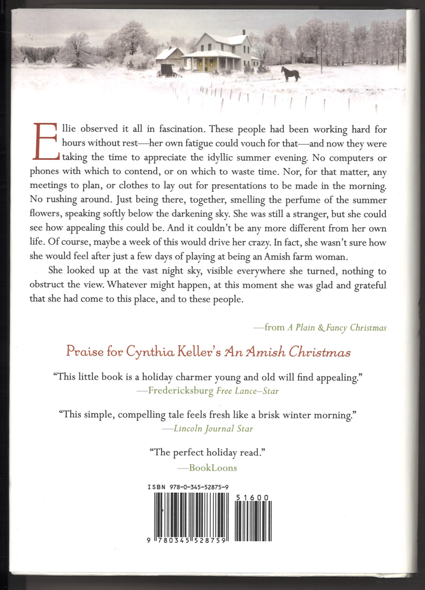 A Plain & Fancy Christmas: A Novel - The Bookstore